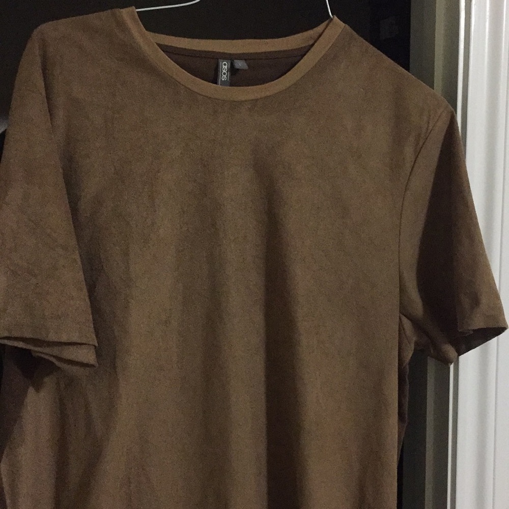 Khaki Suede ASOS Tee